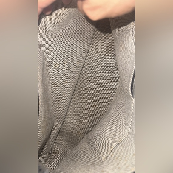 Dooney & Bourke Black DB Logo Canvas Double Handle Tote, Pouch & Key Fob Set - Picture 6 of 7